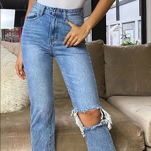 Pretty little thing straight leg jeans